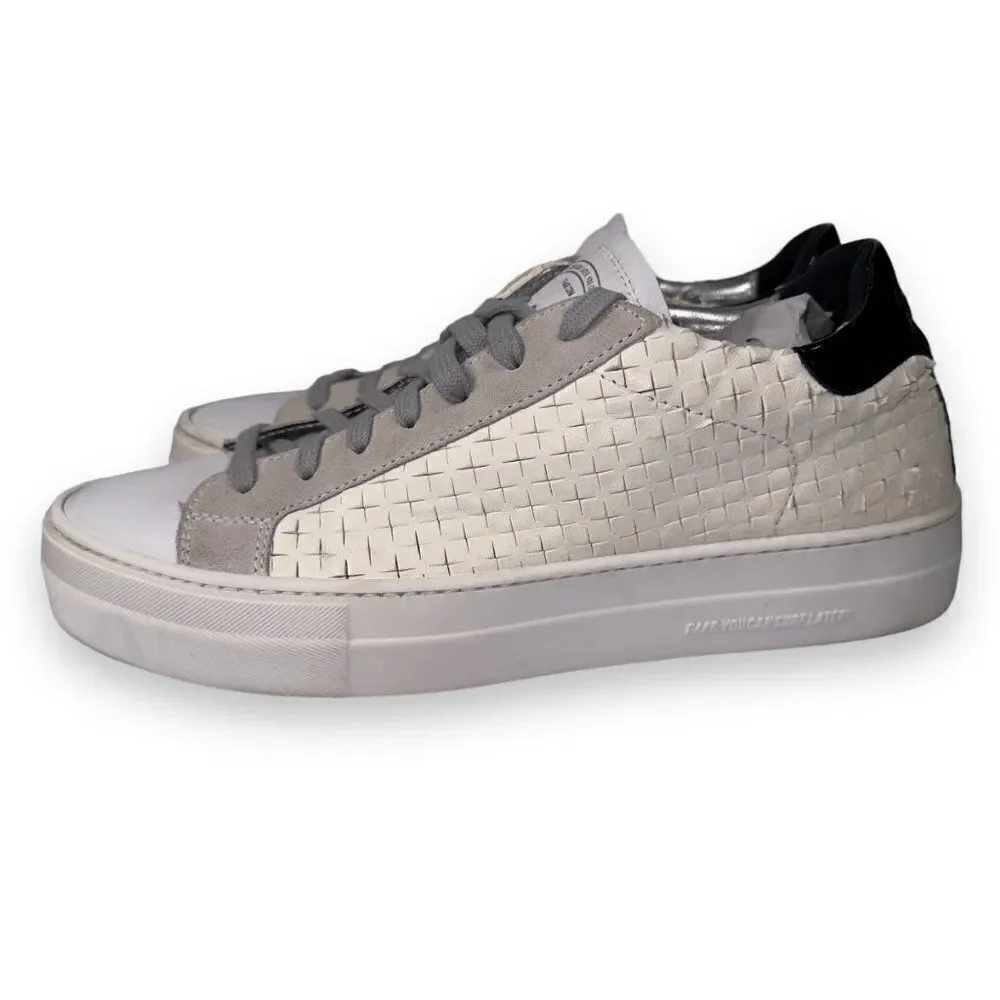 P448 Thea Overload Classic Casual Perf Sneakers White Women's 9.5-10‎